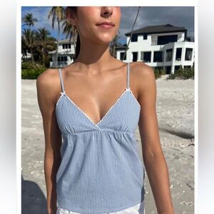 Brandy Melville gingham Tiffany tank